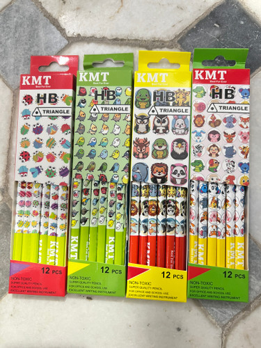 مداد سیاه kmt طرح حیوانات ( هر عدد ۱۱۳ تومان )